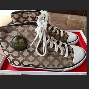 Coach High Top Sneakers Size: US 8.5